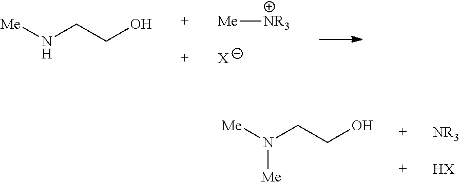 Gas sweetening solvents containing quaternary ammonium salts