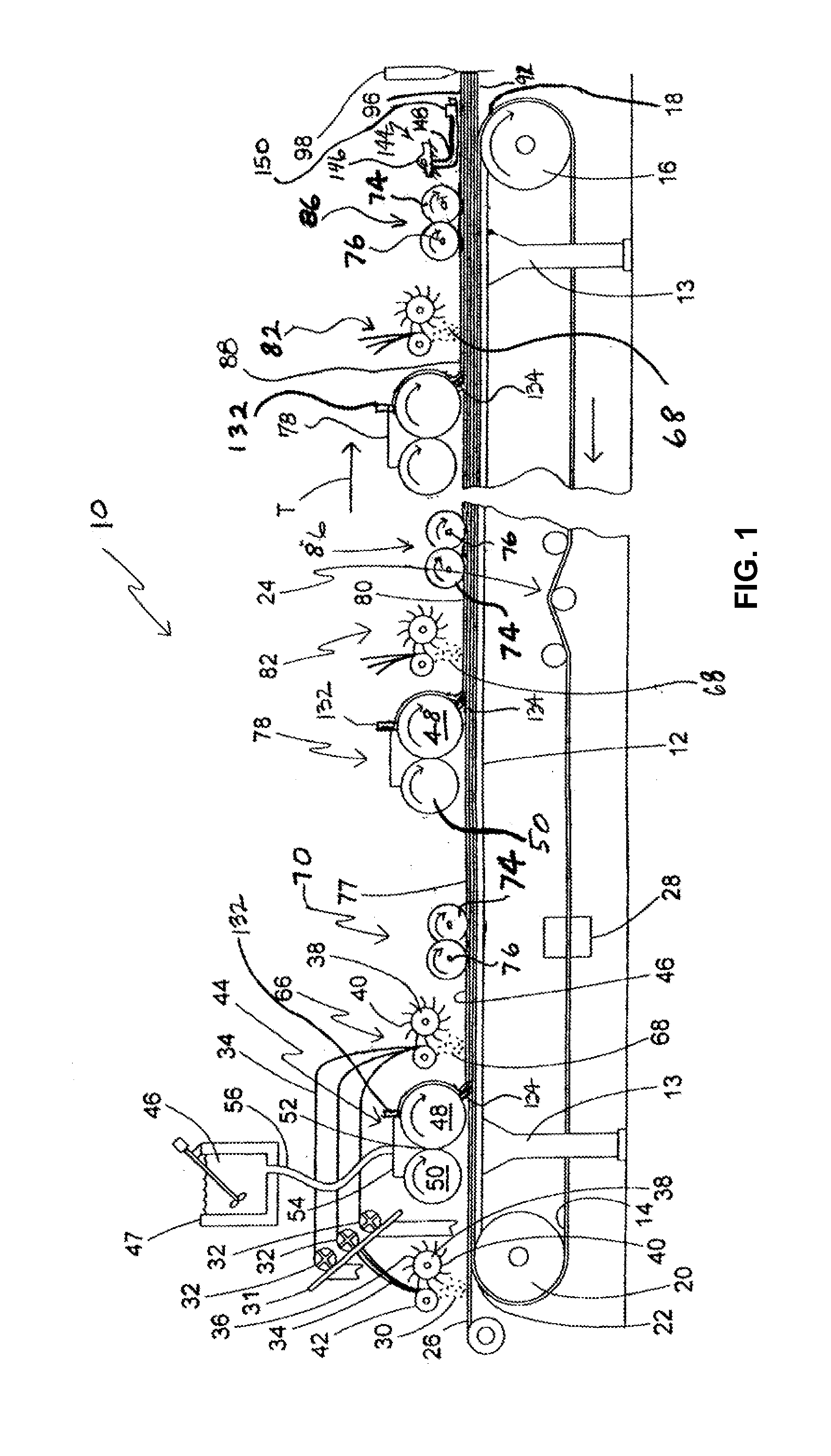 Apparatus and method for wet mixing cementitious slurry for fiber-reinforced structural cement panels