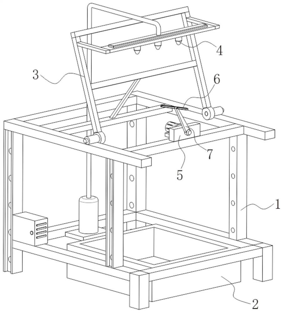 Curved glass flatness detection device with windscreen wiper detection mechanism