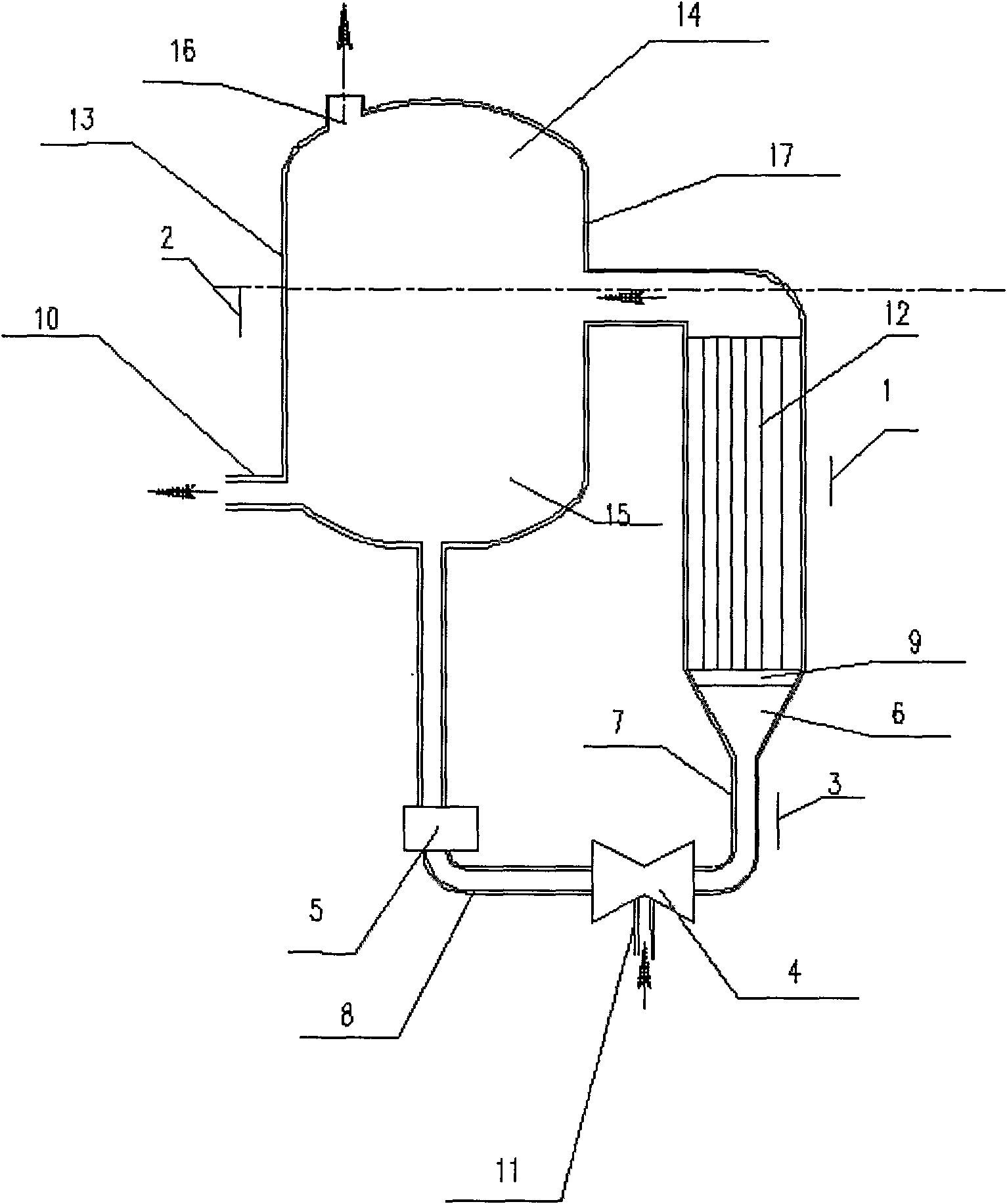 Hybrid polyester esterification reactor