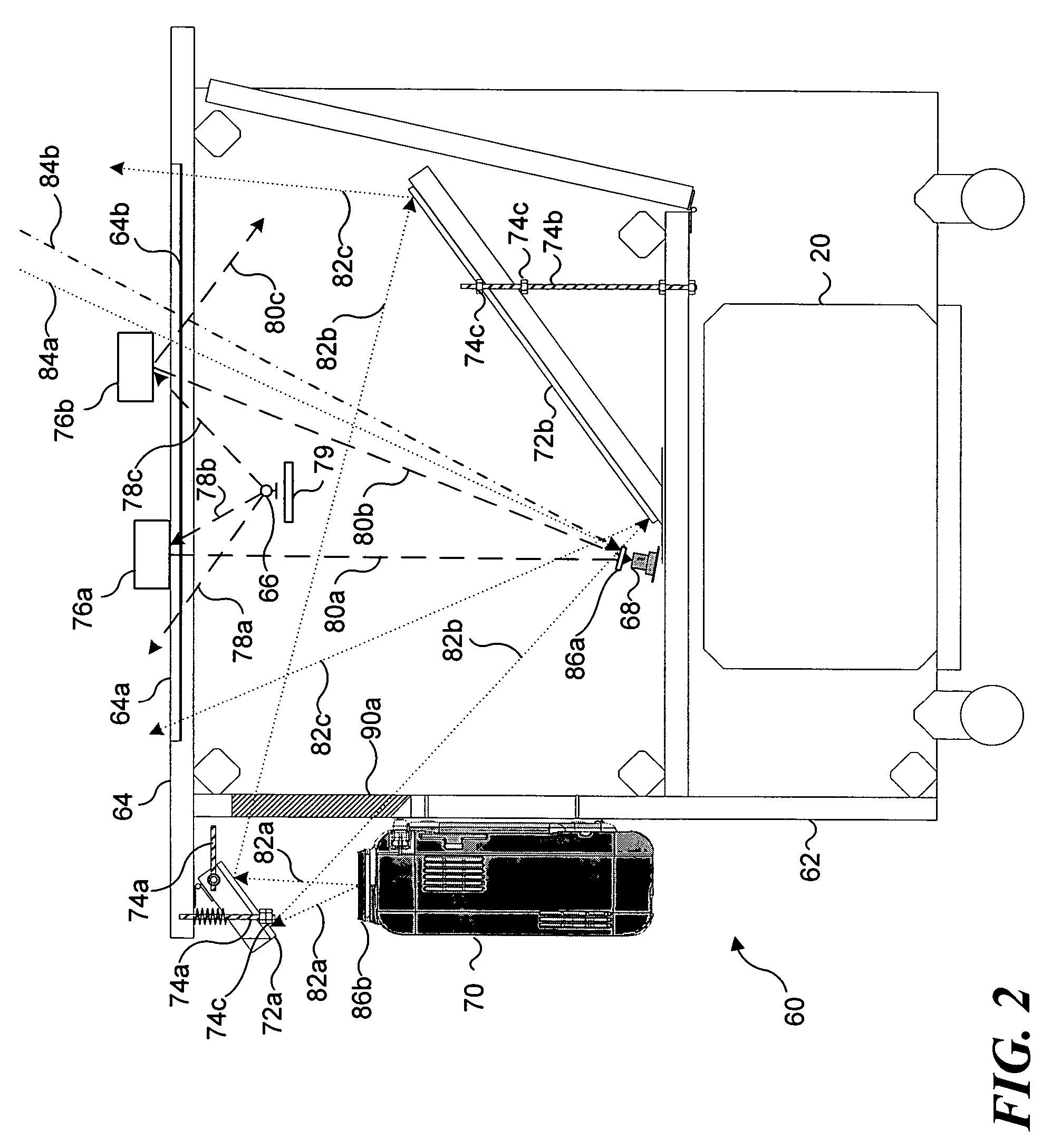 Disposing identifying codes on a user's hand to provide input to an interactive display application