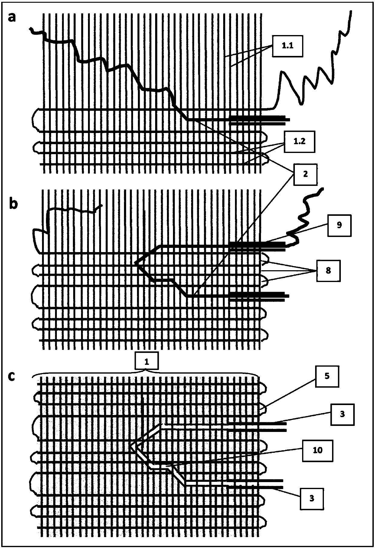 Fluidic devices with at least one actionnable fiber