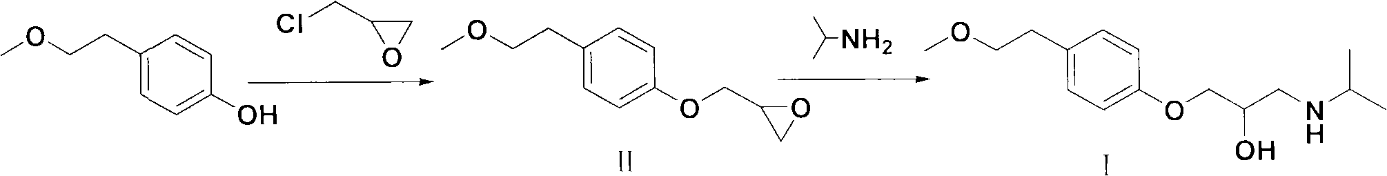 Preparation method of metoprolol