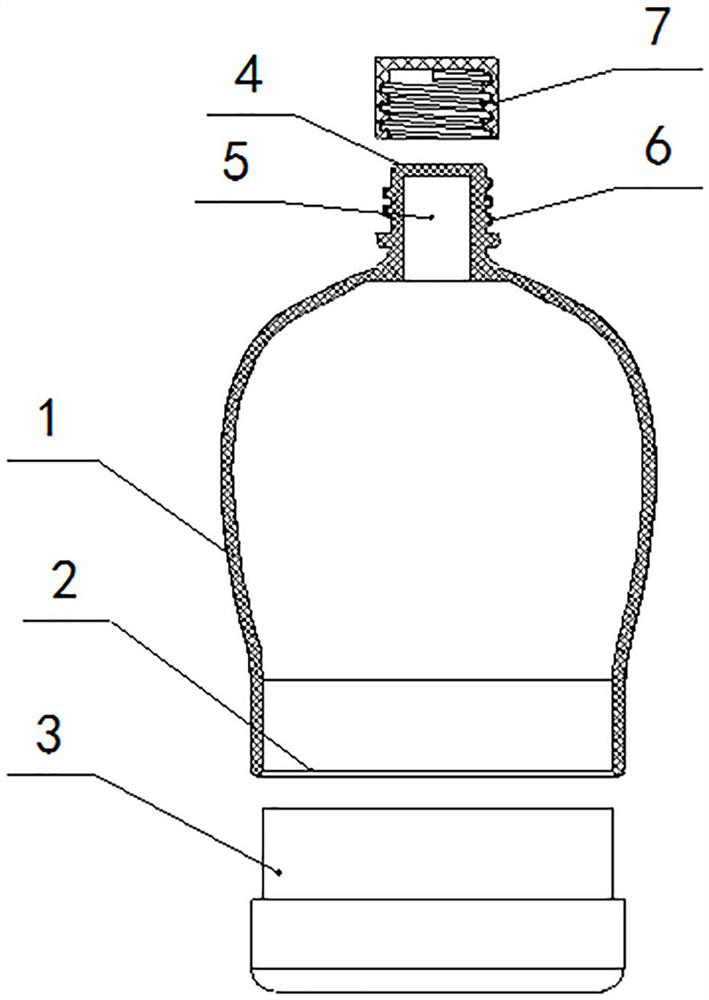 Multifunctional grape wine bottle