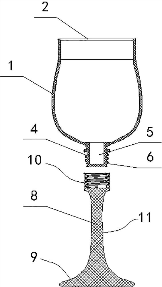 Multifunctional grape wine bottle