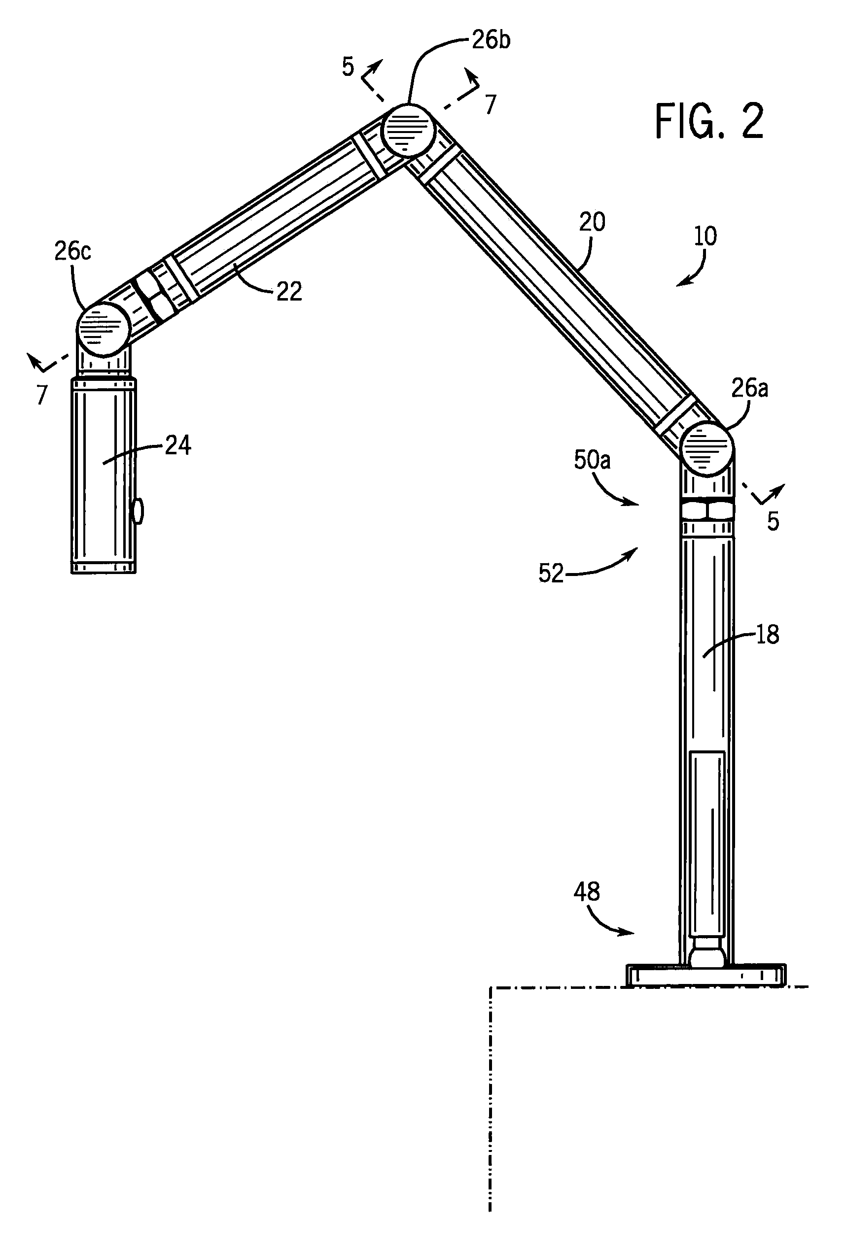 Articulating faucet and joint therefor