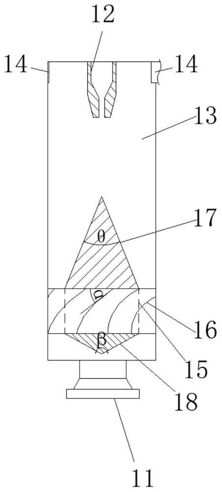 A primary and secondary cavity coupled adaptive cyclone centrifugal degassing method and device