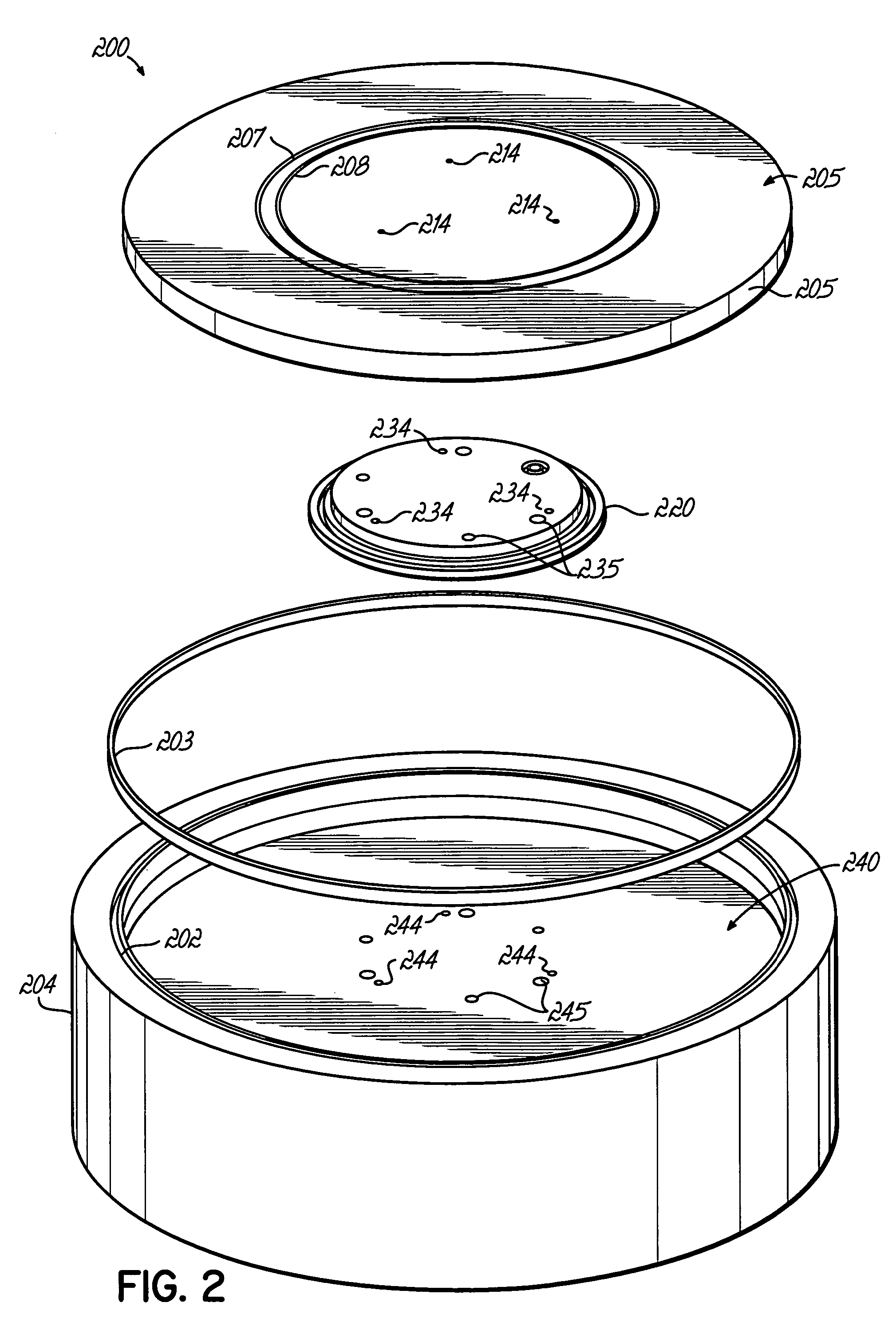 Method and apparatus for clamping a substrate in a high pressure processing system