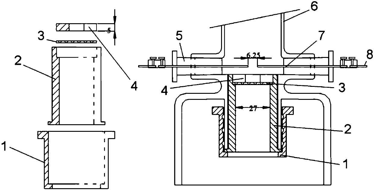 Gas combustion rate testing device