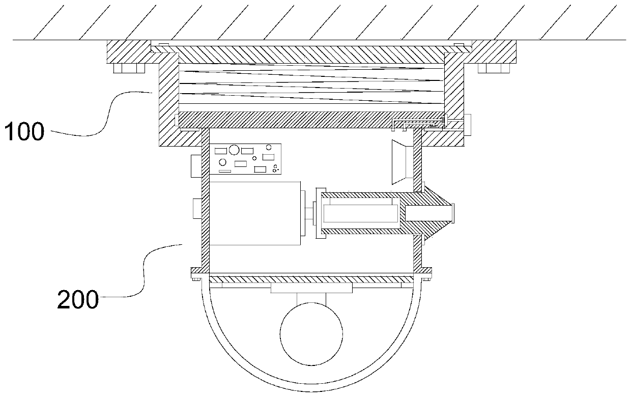 Fire protection alarm with guiding function