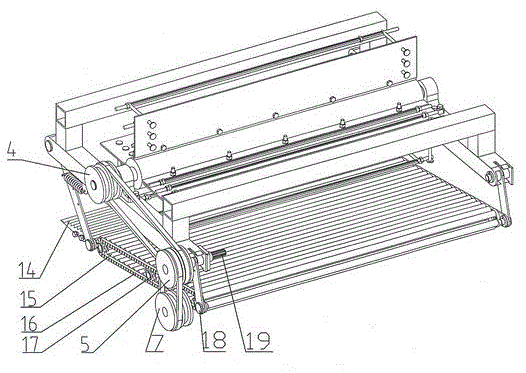 Reverse flexible corn stalk picking device