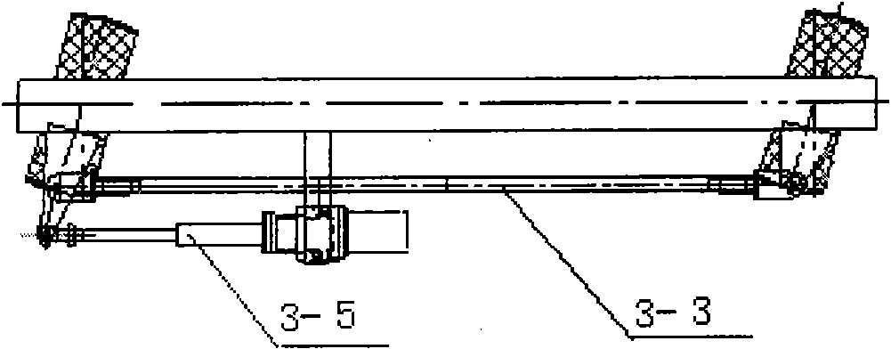 Rubber-tyred gantry crane with suspension crane and construction method thereof