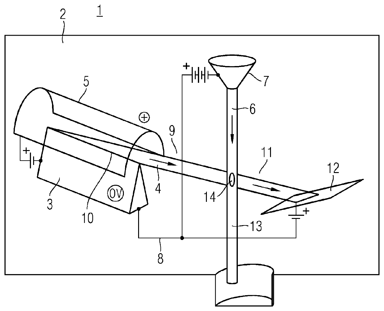 Metal jet x-ray tube