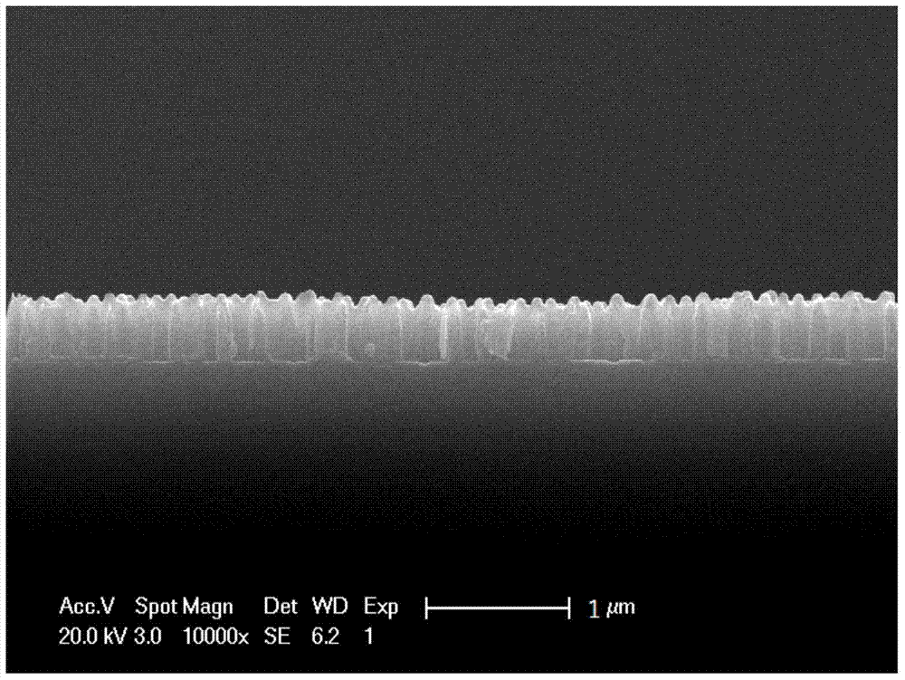 High light output scintillator surface photonic structure and preparation method