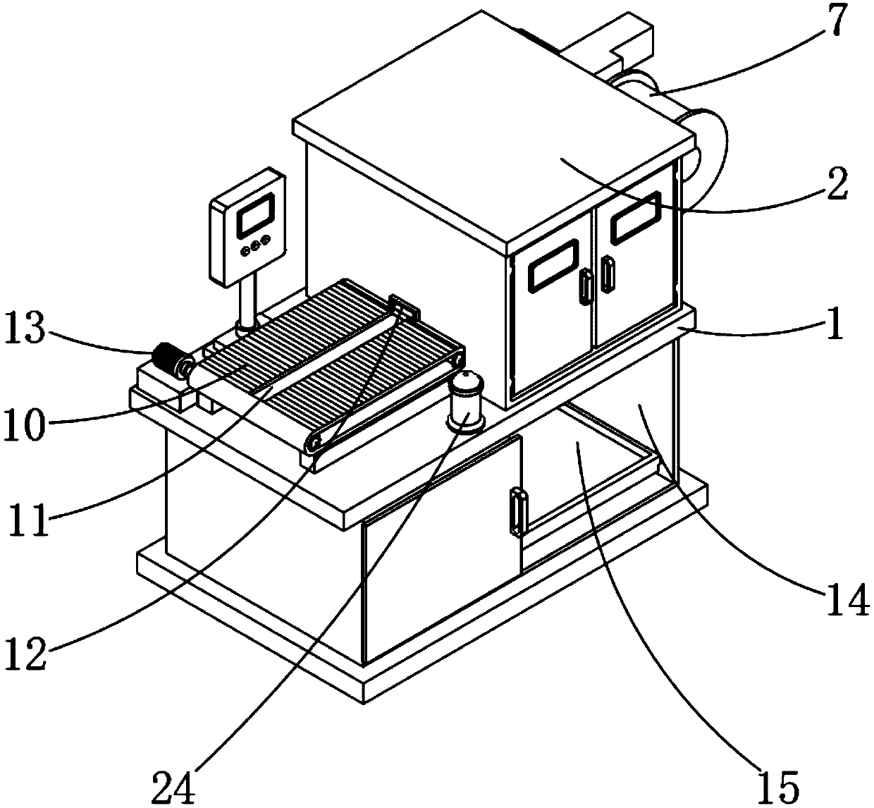 Packaging machine for packaging toilet cleaner