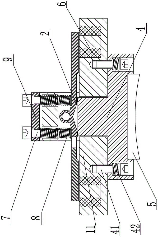 A double-coil lever type block brake