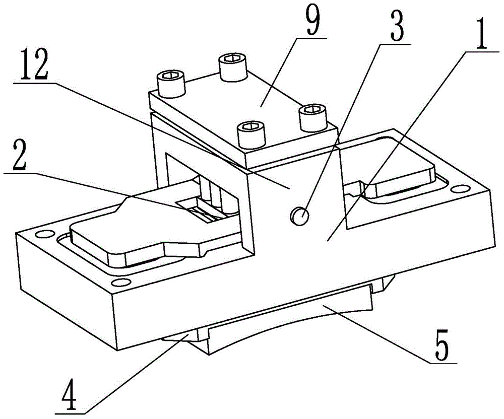 A double-coil lever type block brake