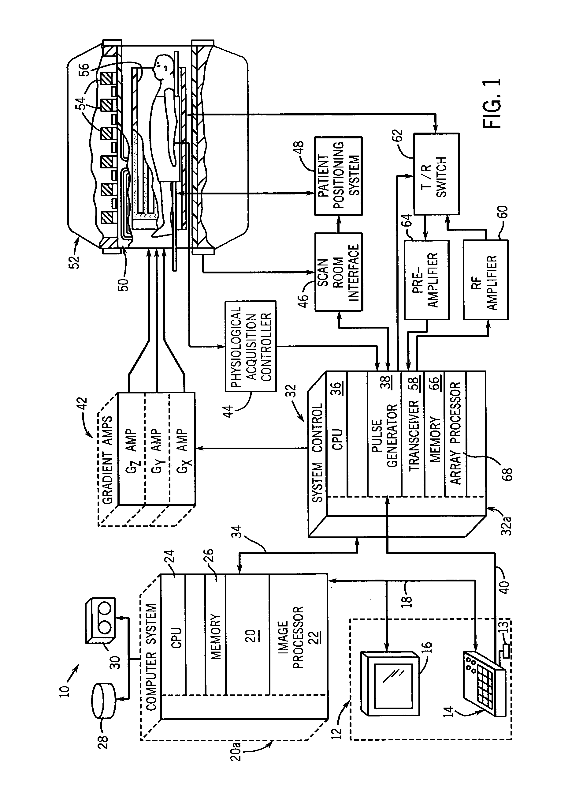 Method and apparatus for breath-held MR data acquisition using interleaved acquisition