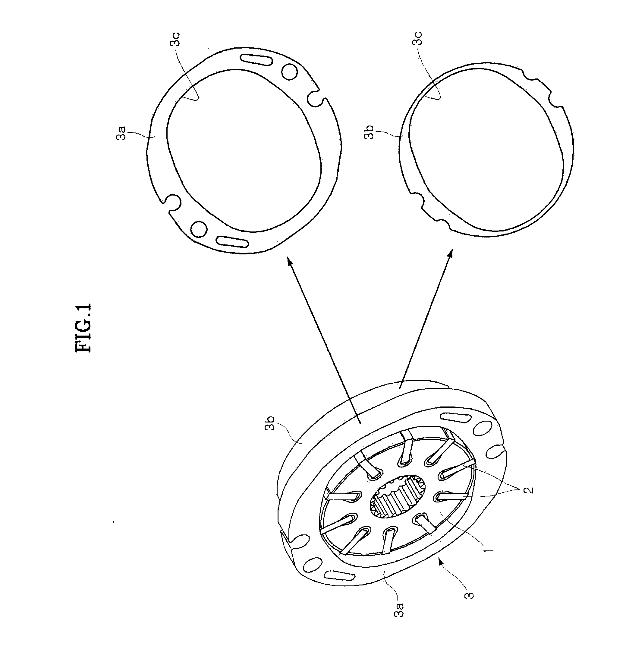Flow Rate Control Device of Hydraulic Pump in Power Steering System
