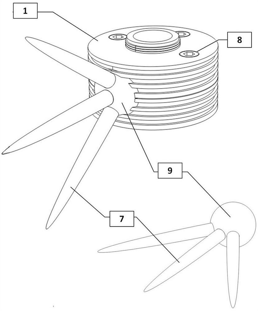 Combined 3D spiral perforation simulation injection device and simulation method