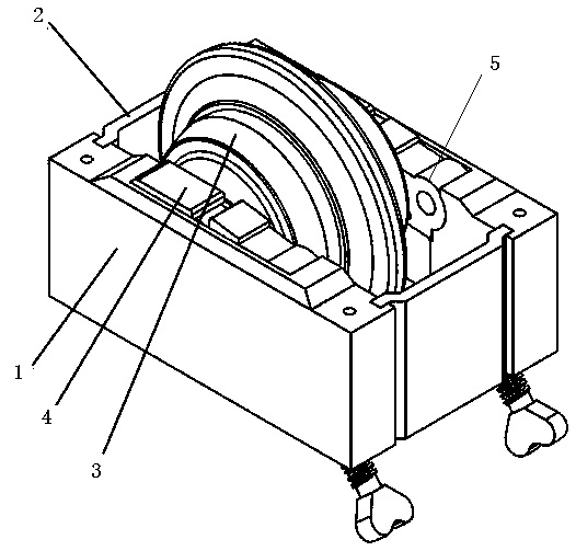 Swing push-pull hob tool system and tool-changing method thereof