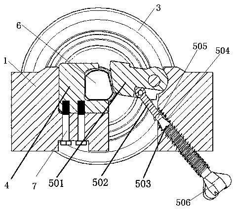 Swing push-pull hob tool system and tool-changing method thereof