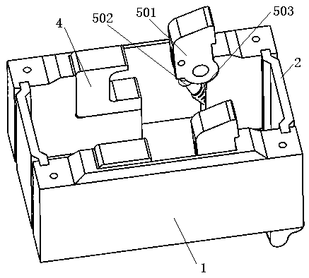 Swing push-pull hob tool system and tool-changing method thereof