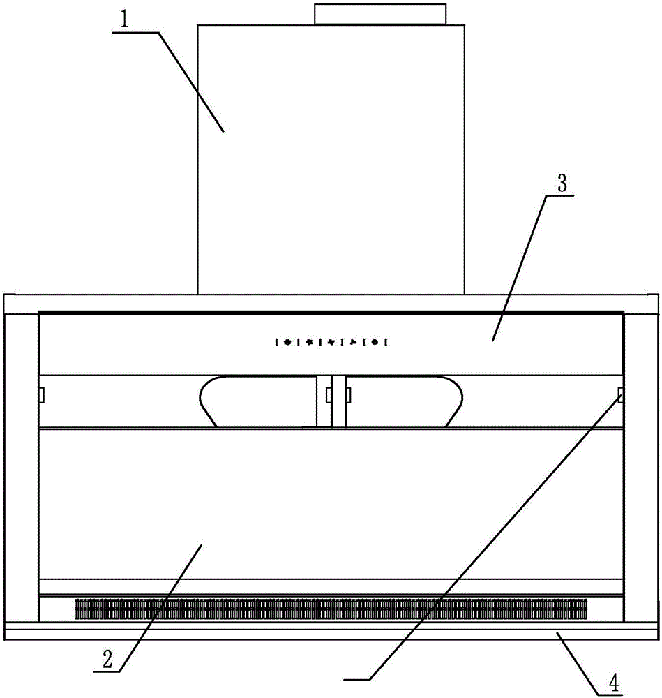 Double air inlet range hood and control method