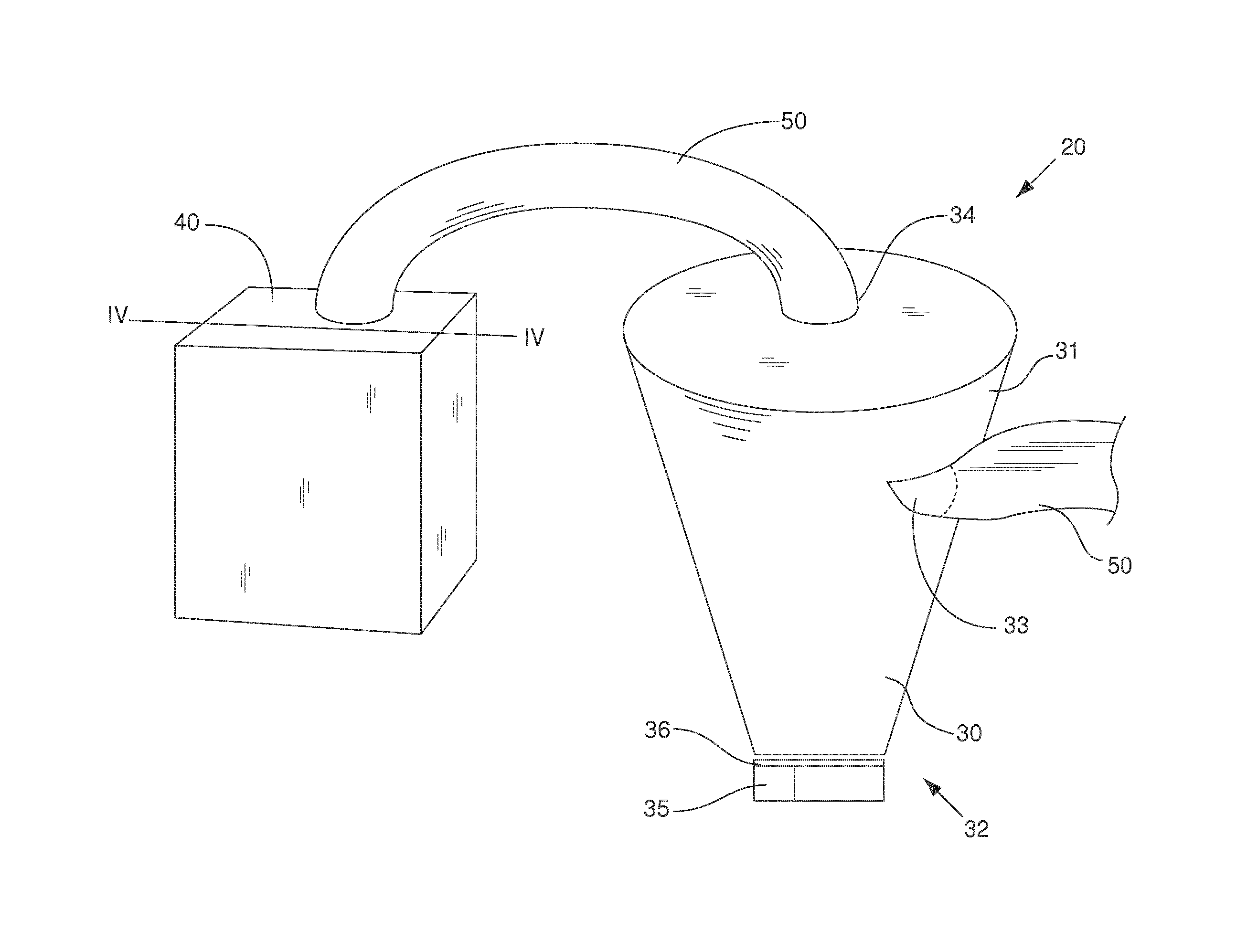 Planter Exhaust Air Removing Apparatus and Method of Use Thereof