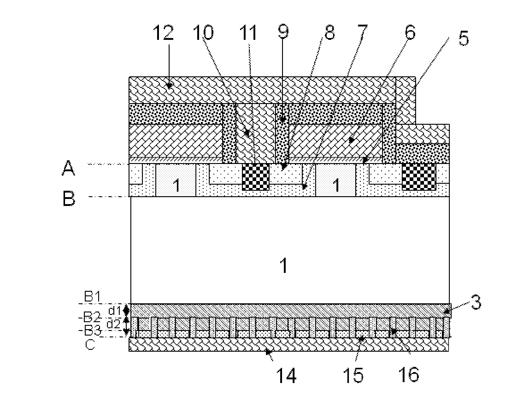 Field stop structure, reverse conducting IGBT semiconductor device and methods for manufacturing the same