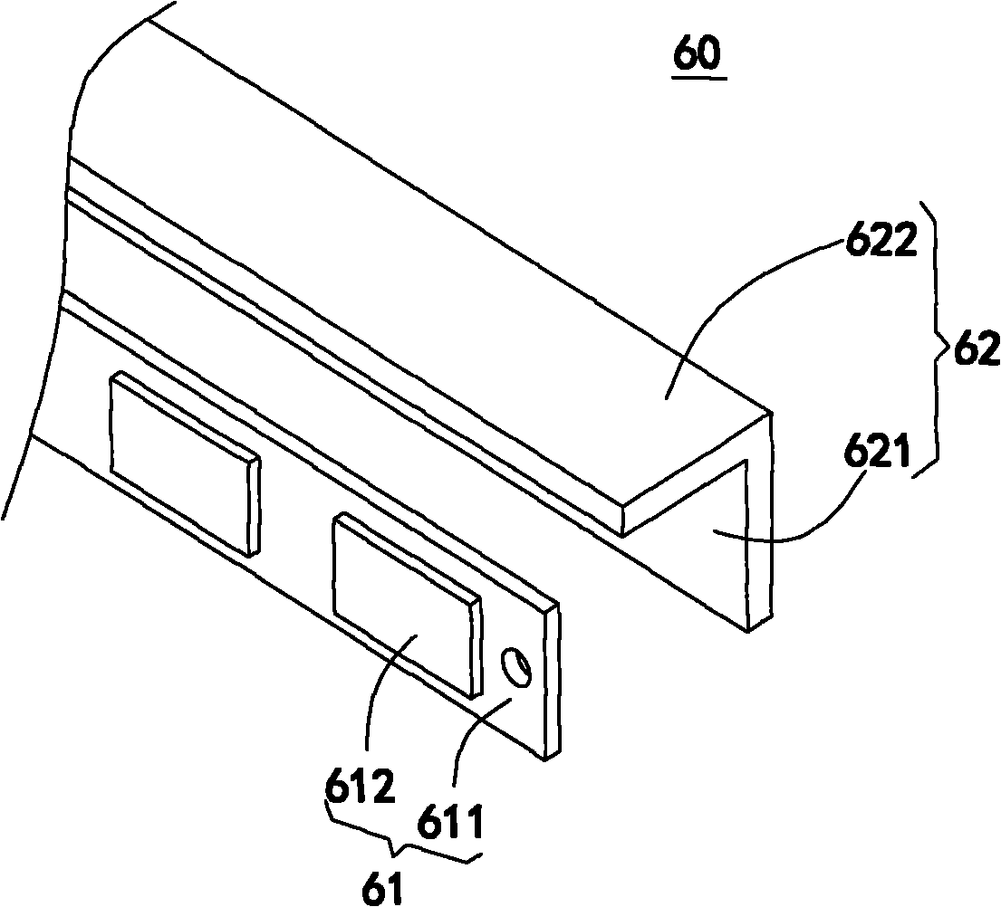 Plane display structure and manufacturing method thereof