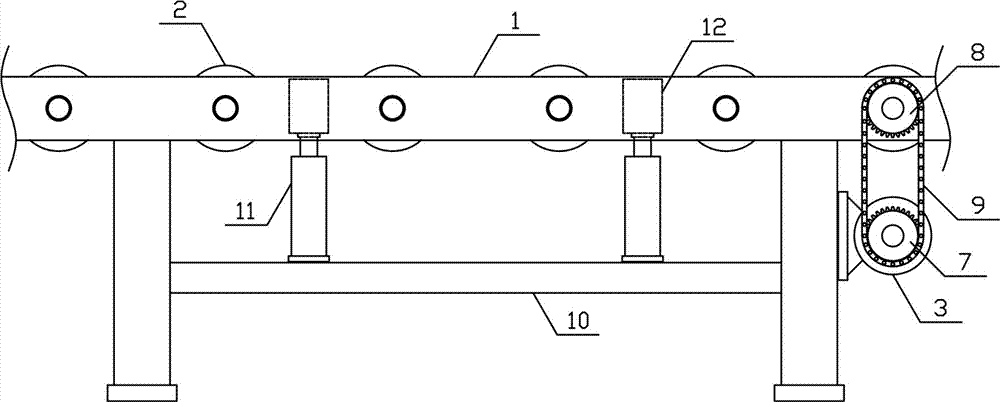 Pipe conveying and lifting mechanism