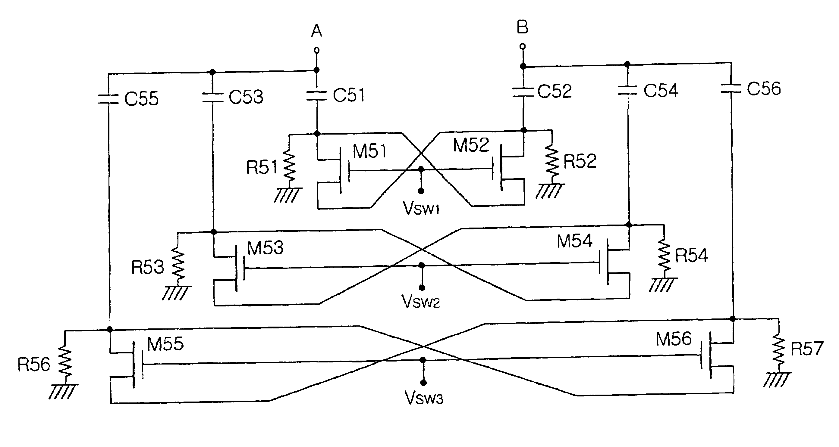 Variable oscillation frequency resonance circuit and voltage controlled oscillator using the same