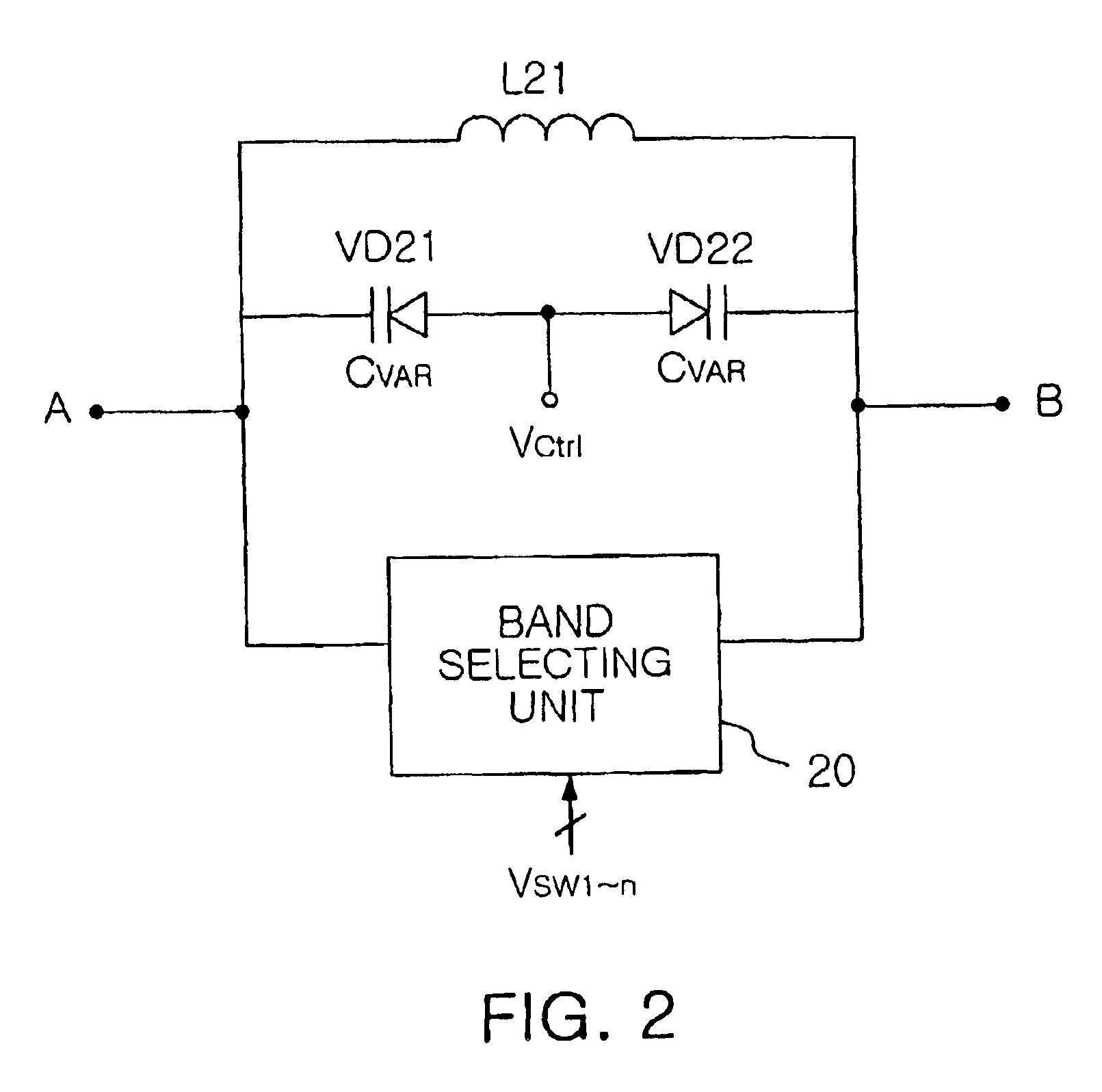 Variable oscillation frequency resonance circuit and voltage controlled oscillator using the same
