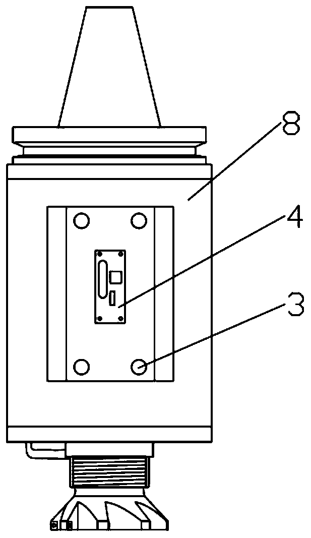 Wireless real-time temperature measuring device