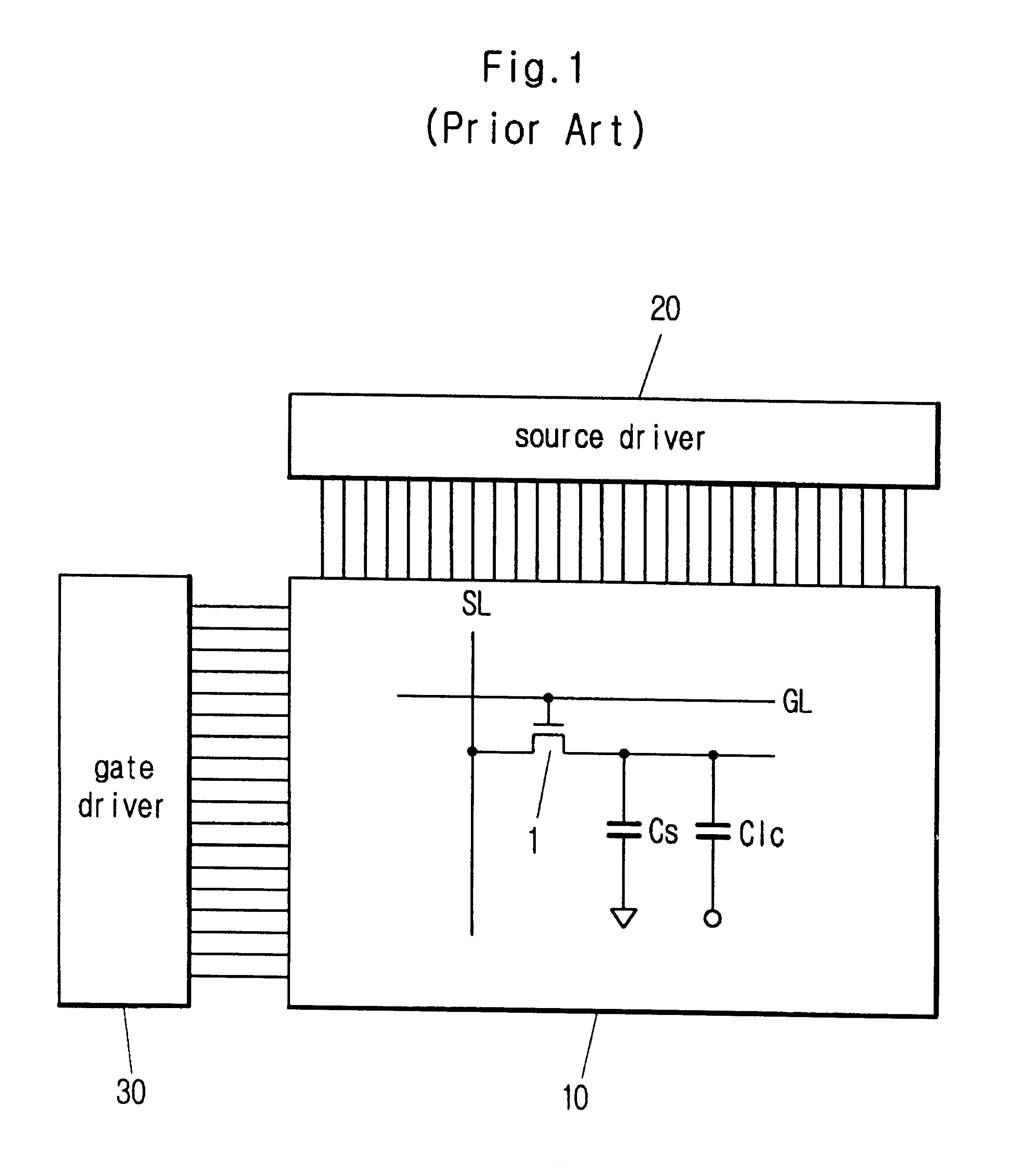 Circuit for driving source of liquid crystal display