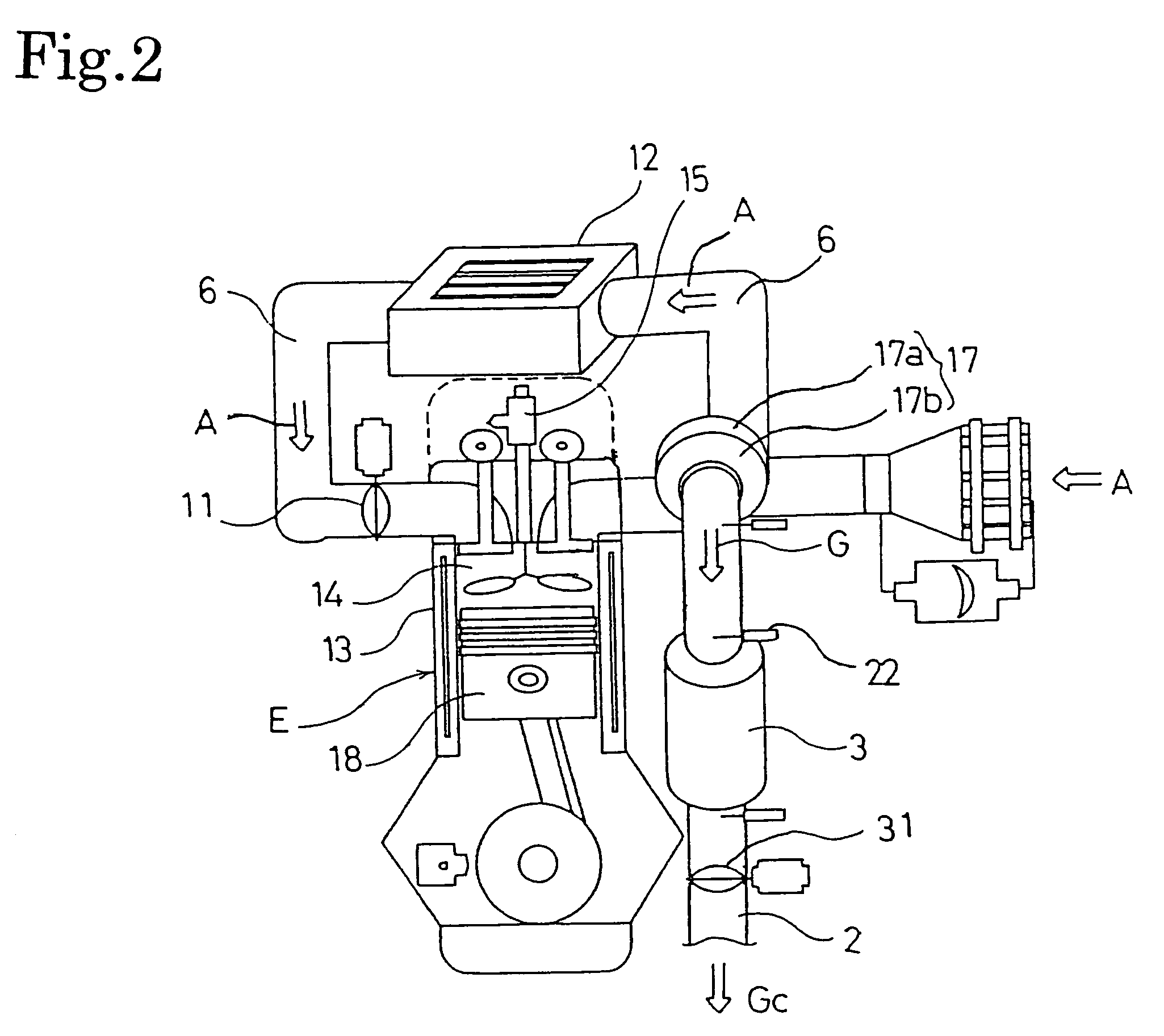 Exhaust gas purifying system