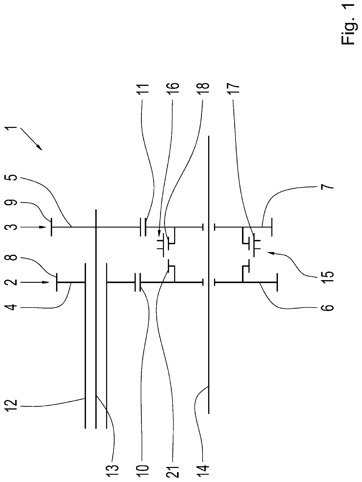 Switching Arrangement and Transmission