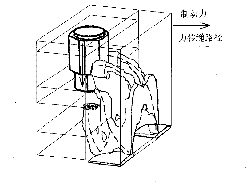 Disc spring loading type hydraulic disc brake