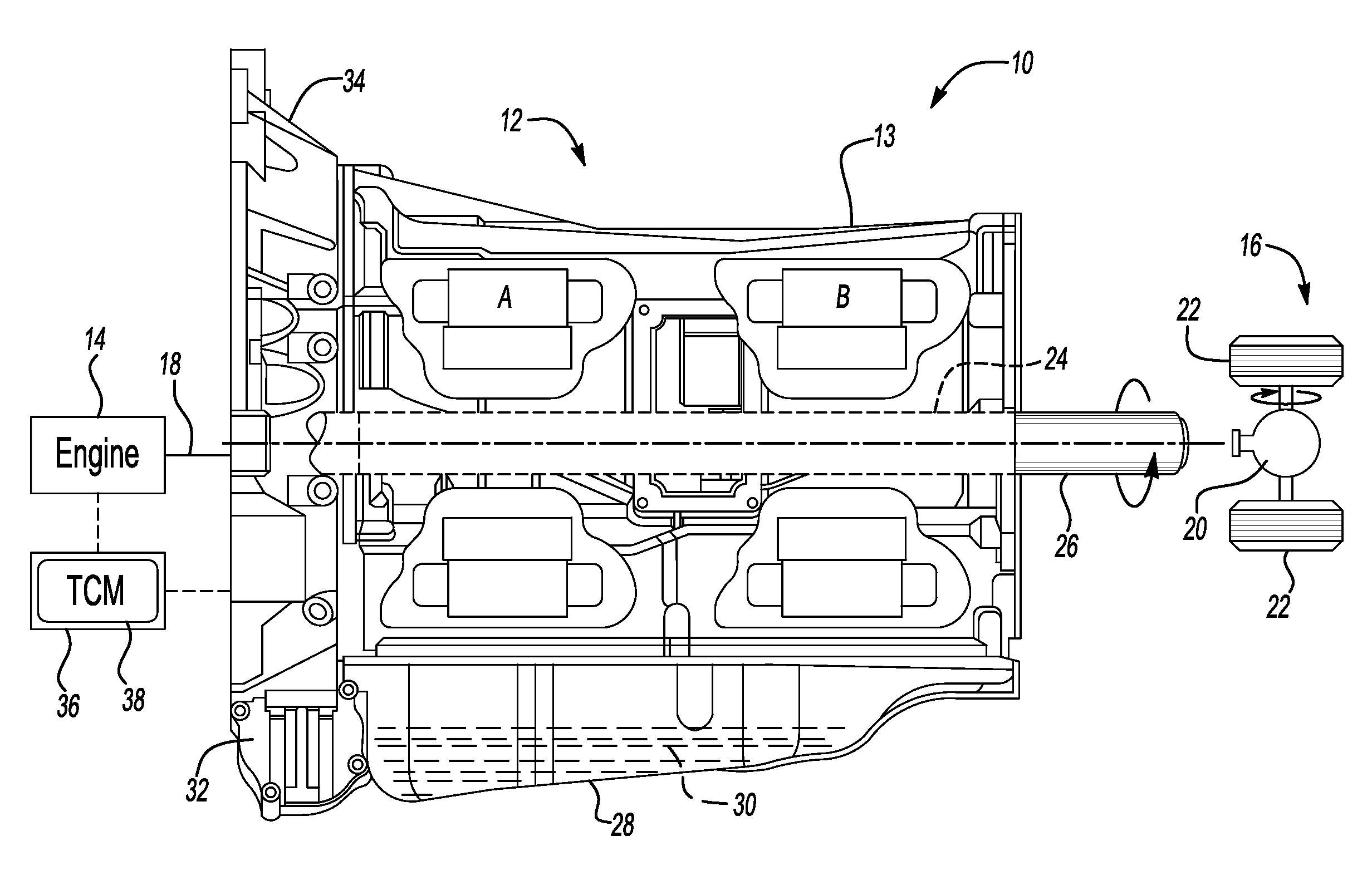 Hydraulic Control Module for Vehicle Transmission and Diagnostic Detection Method for the Same