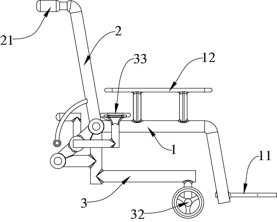Disabled person seat with low-noise precision speed reducer