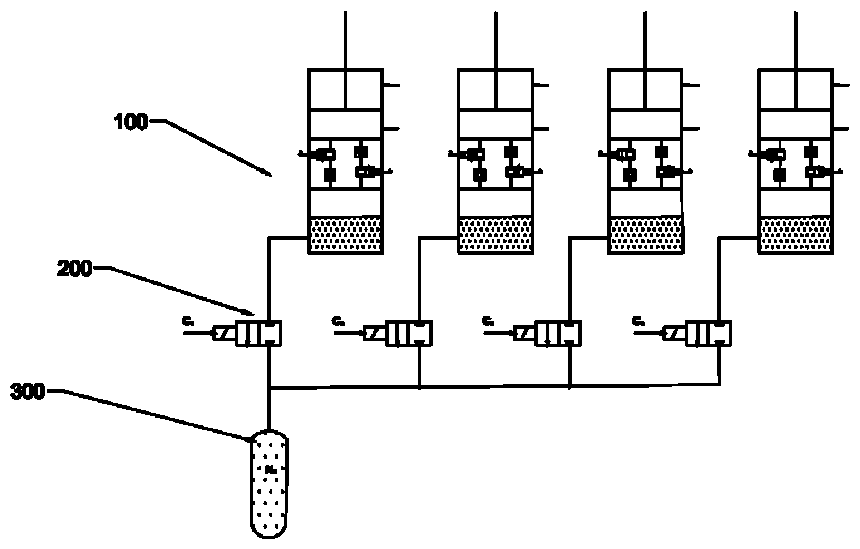 Novel electric control energy storage hydraulic cylinder based on two-way valve and control loop of hydraulic cylinder