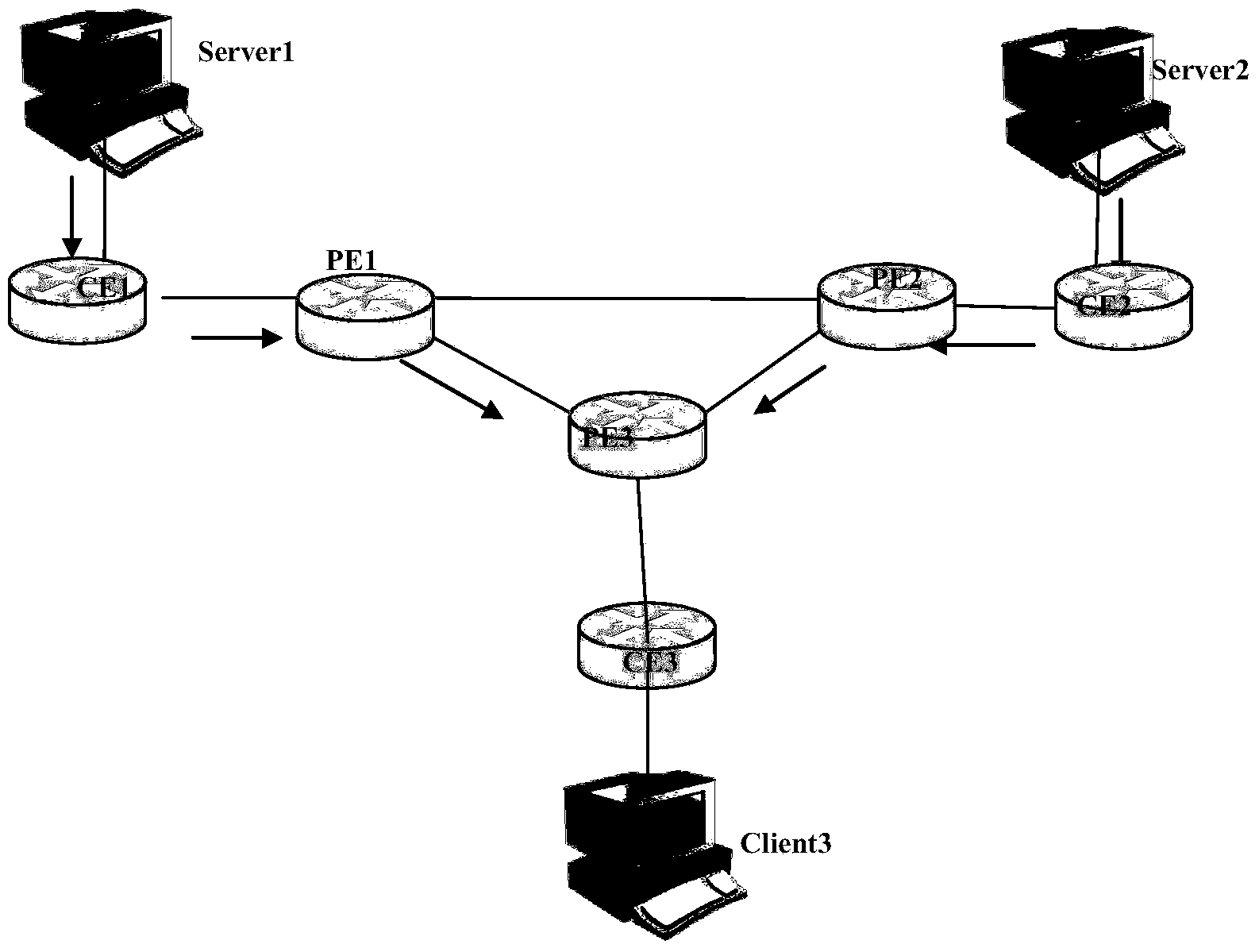 Method and device for allowing public network to support data multicast distribution tree