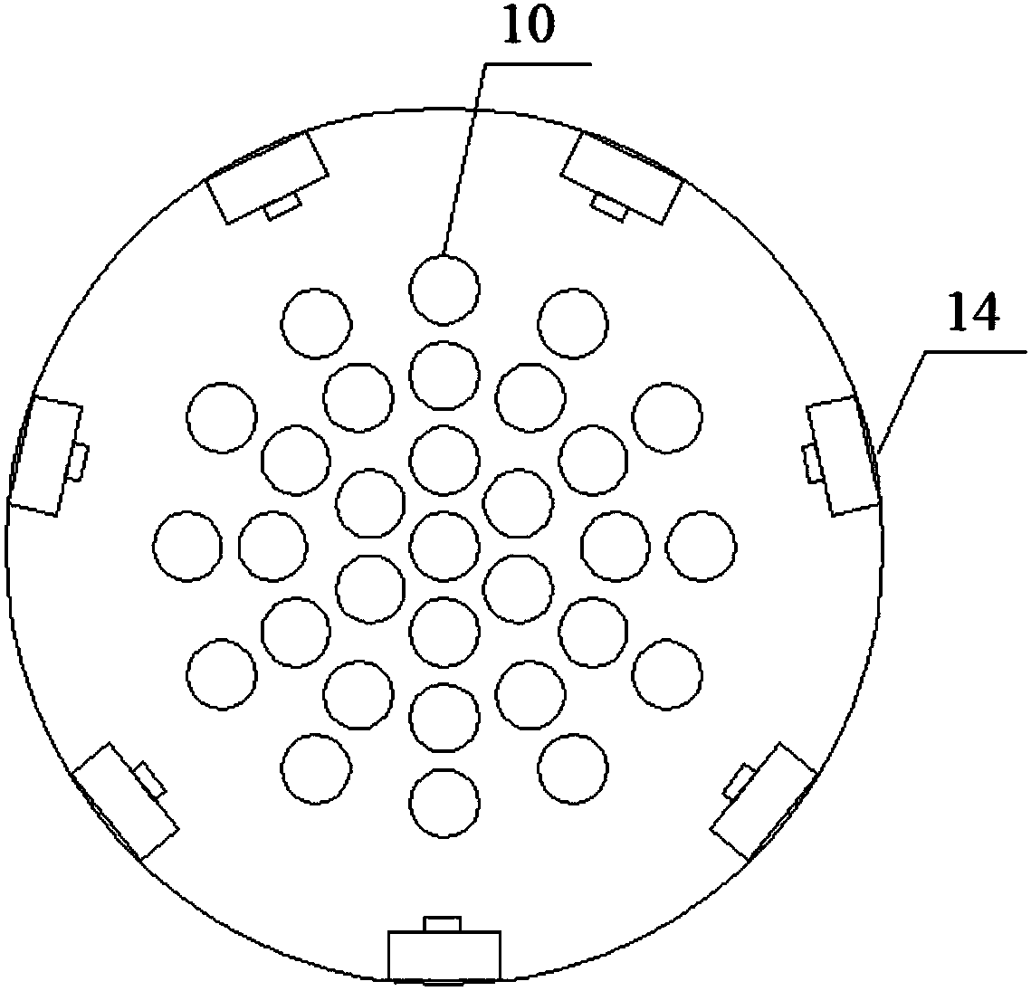 An ultrasonic nano-absorption air conditioning unit