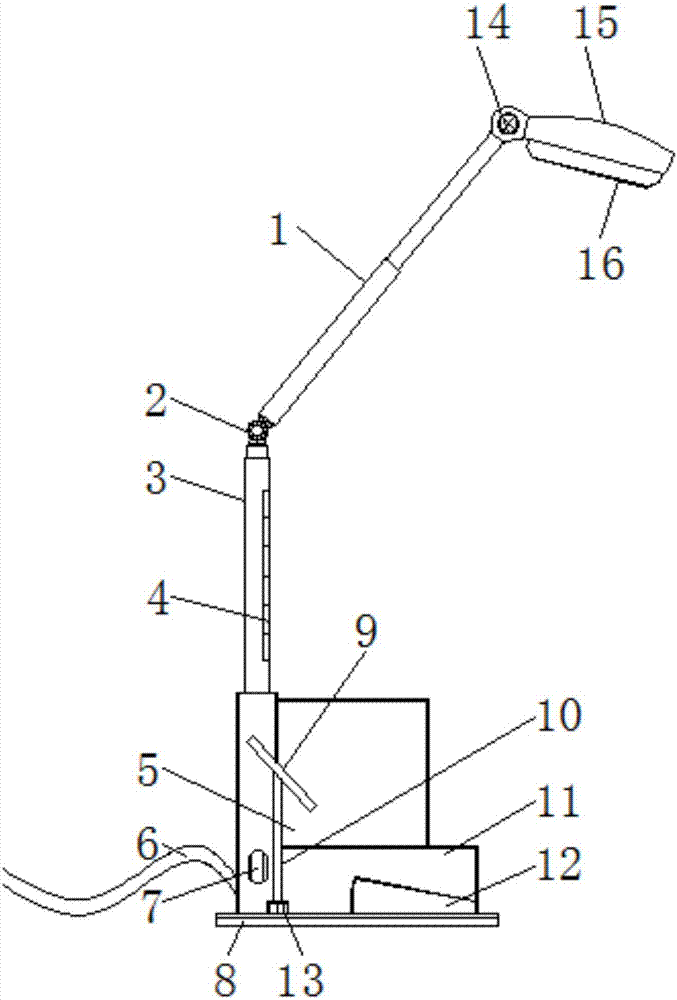 Multifunctional table lamp for students