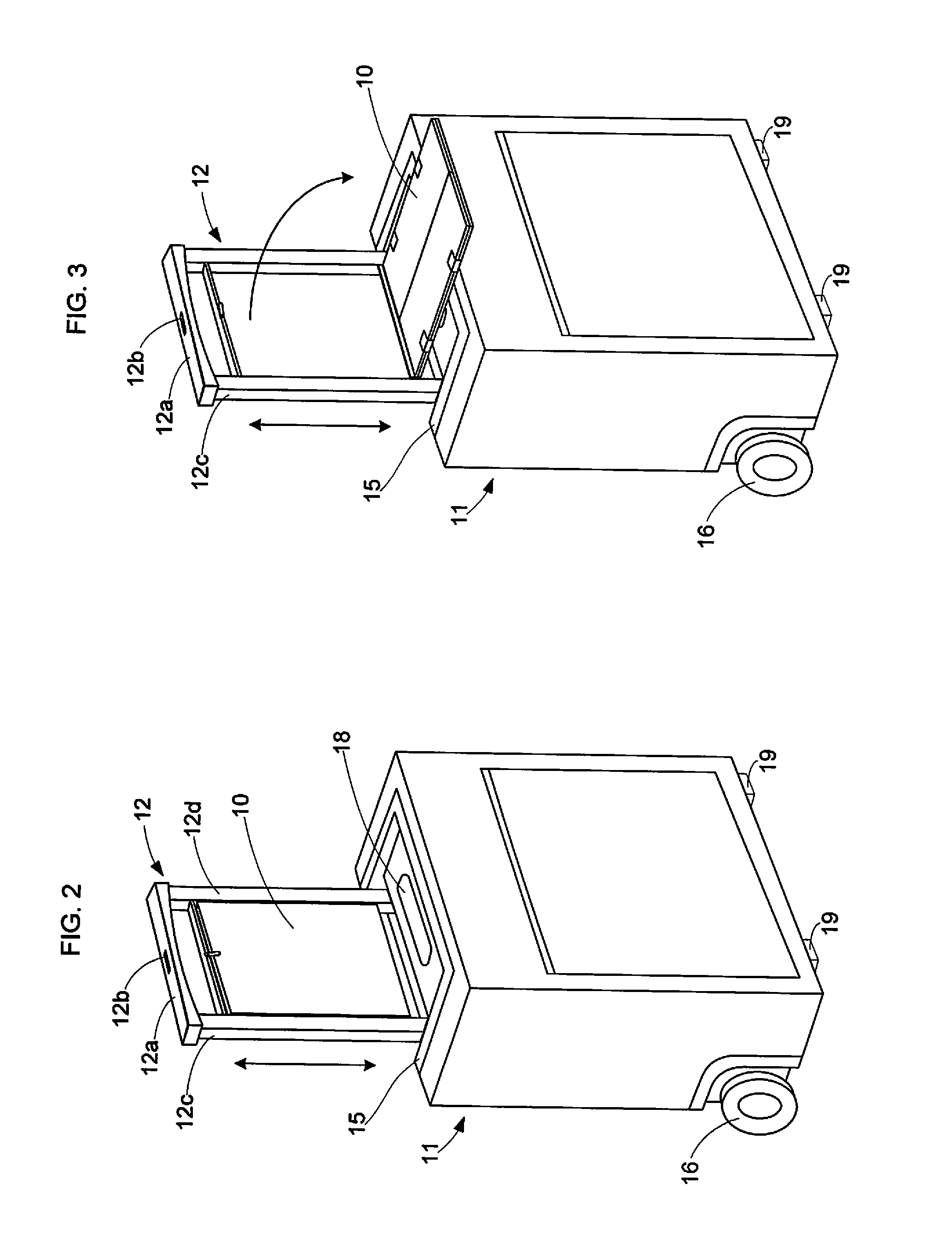 Multi-Function Work Surface for Roll-Along Suitcases