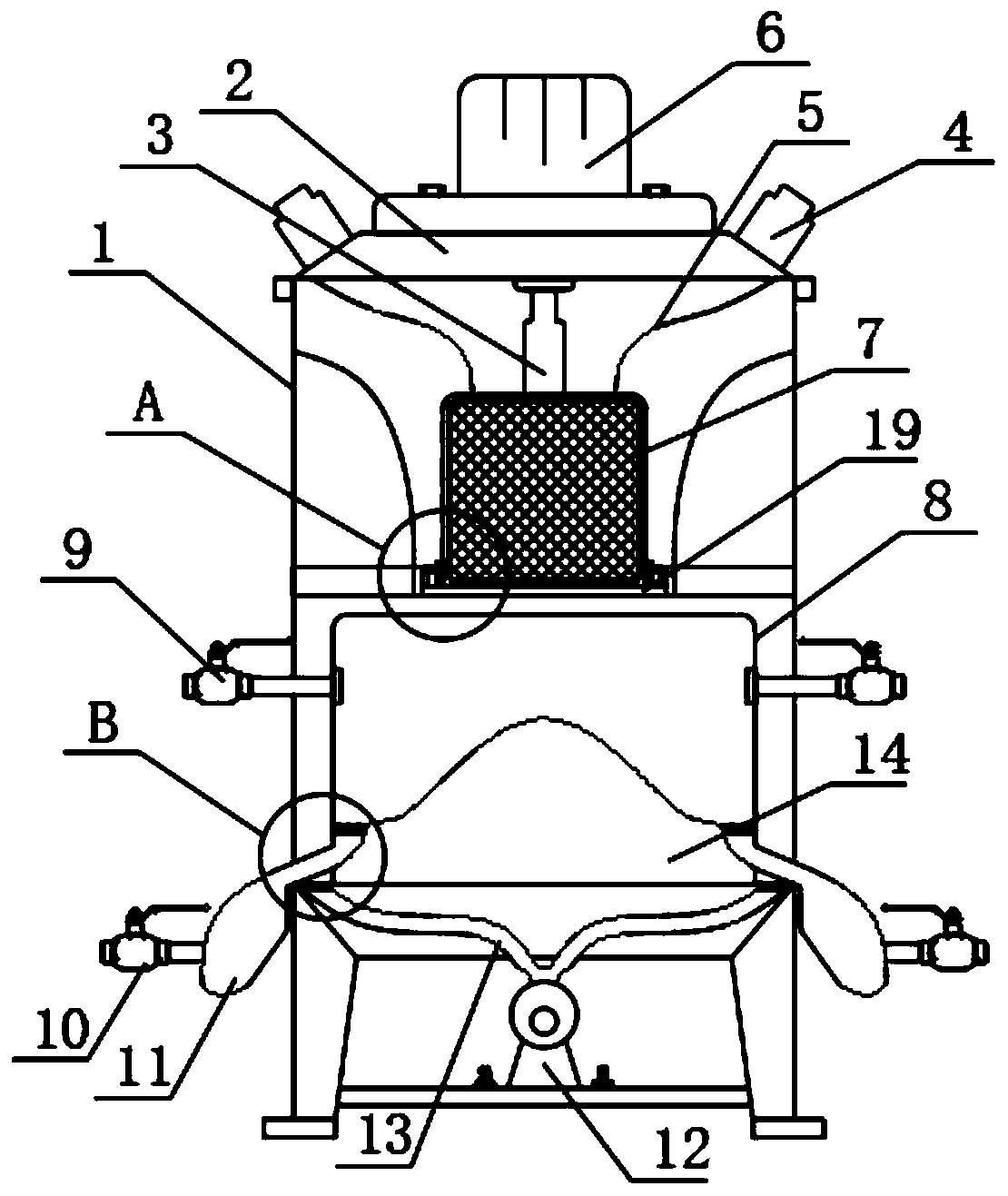 Natural medicine continuous extraction concentration device