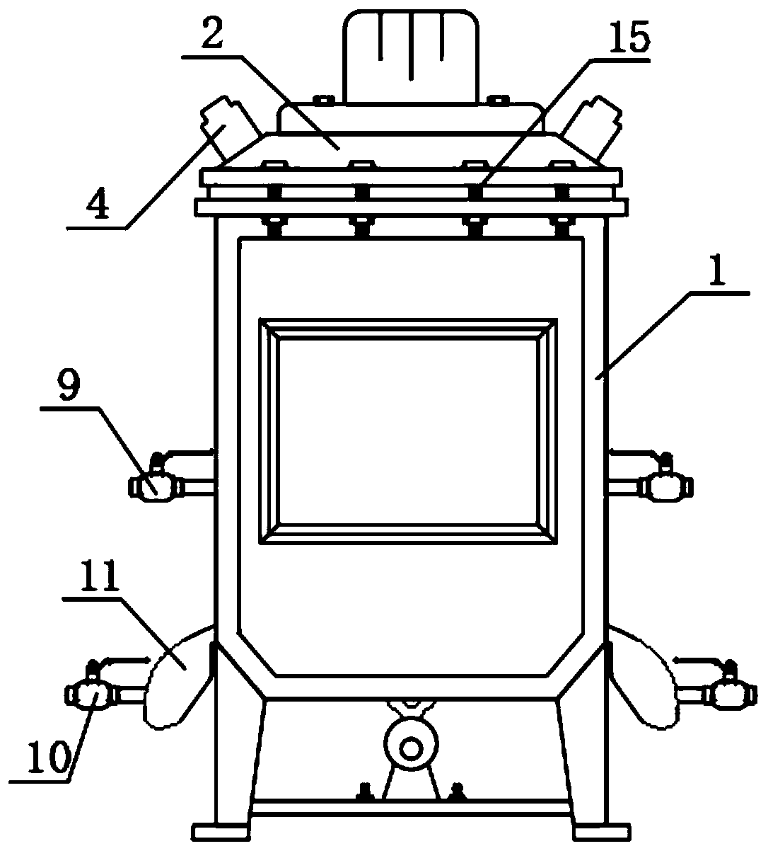 Natural medicine continuous extraction concentration device