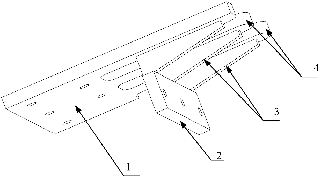 Rail beam seam plate, a seat module thereof and a rail beam seam device