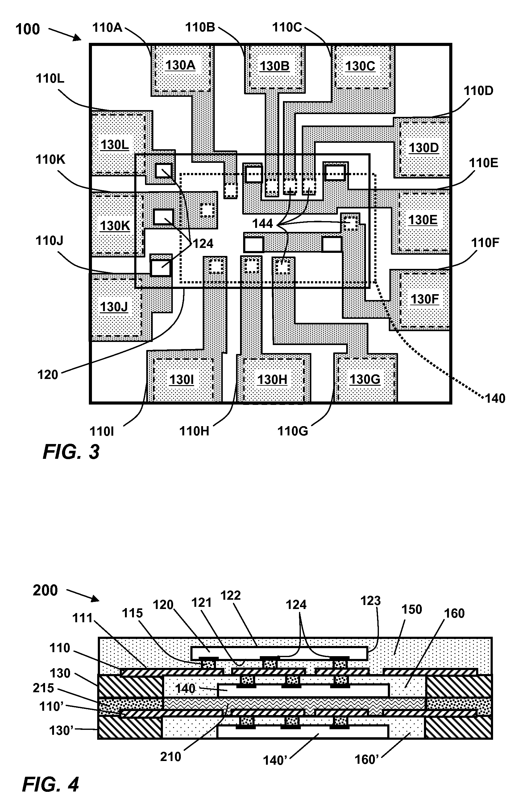 Flexible and Stackable Semiconductor Die Packages, Systems Using the Same, and Methods of Making the Same